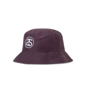 Stüssy SS Link Deep Bucket Hat Burgandy